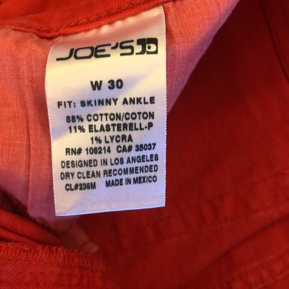 JOE'S JEANS Women's Skinny Ankle Denim in Lollilop size 30 - Picture 5 of 10